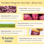 A Better Treat – Freeze Dried Organic Purple Sweet Potato Dog and Cat Treats, Organic, Single Ingredient | Natural, Healthy, Diabetic Friendly | Made in The USA