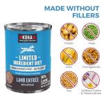 KOHA Limited Ingredient Diet Lamb Entrée for Dogs - Grain Free Wet Dog Food with No Fillers - Canned Dog Food Sensitive Stomach - 13 oz Pack of 12
