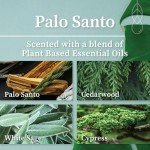 Natural Coconut Wax Candle with Wood Wick - Palo Santo
