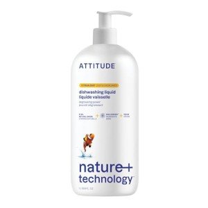 ATTITUDE EWG Verified Citrus Dish Soap, 33.8 Fl Oz
