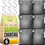 Bamboo Charcoal Odor Absorber - 6 Pack