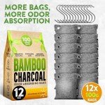 Bamboo Charcoal Odor Absorber - 6 Pack