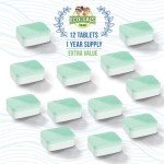 Eco-Gals Heavy Duty Dishwasher Cleaner Tablets - 12 Pack