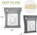 Bamboo Charcoal Air Purifying Bags - Large 4-Pack