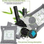 Bamboo Charcoal Air Purifying Bags - Large 4-Pack