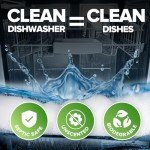 Non-Toxic Dishwasher Cleaner Tablets - 12 Count