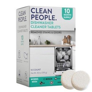 Non-Toxic Dishwasher Cleaner Tablets - 10 Count