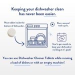 Non-Toxic Dishwasher Cleaner Tablets - 10 Count