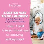 Tru Earth Hypoallergenic Baby Laundry Detergent Sheets