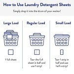 Unscented Baby Laundry Detergent Sheets - 96 Pack