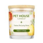Citrus Pet Odor Candle - Non-Toxic & Long-Lasting