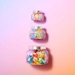 Non-Toxic Volcano Candle in Rainbow Glass Jar