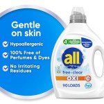 Free Clear Liquid Laundry Detergent for Sensitive Skin