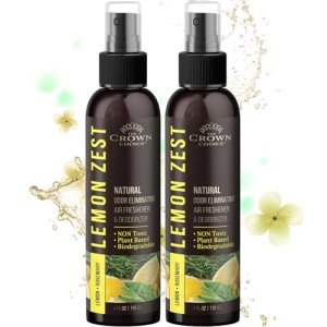 Lemon Zest Non-Toxic Air Freshener Spray - 2PK