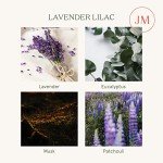 Lavender Lilac Non-Toxic Soy Candle - 80 Hours