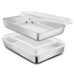 Non-Toxic Baking Pan Set with Lid - 2 Pack