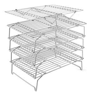 Non-Toxic Stainless Steel 5-Tier Cooling Rack