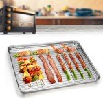 Non-Toxic Stainless Steel Baking Sheet Set