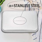 Non-Toxic Stainless Steel Baking Sheet Set of 4
