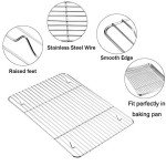 Non-Toxic Stainless Steel Baking Sheet Set
