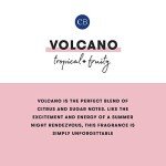 Non-Toxic Volcano Scented Candle in Lavender Jar