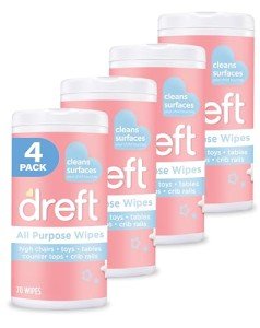 Dreft Gentle Multi-Surface Cleaning Wipes - 70 Count