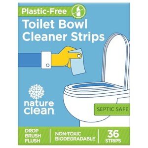 Nature Clean Non-Toxic Toilet Cleaner Strips - 36 Count
