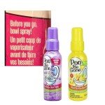 4-Pack Citrus & Lavender Toilet Deodorizer Spray