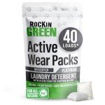 Rockin' Green Plant-Based Laundry Pods for Sensitive Skin