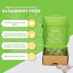 Non-Toxic Laundry Pods for Families, 64 Count