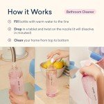 BLUELAND Eco-Friendly Eucalyptus Mint Bathroom Cleaner Set