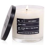 Lulu Candles Fresh Linen Non-Toxic Soy Candle
