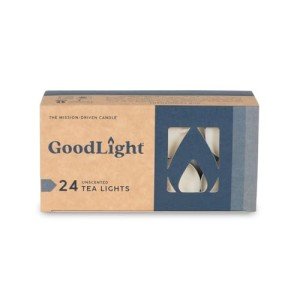 Unscented Non-Toxic Tea Light Candles - 24 Pack
