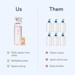 BLUELAND Eco-Friendly Eucalyptus Mint Bathroom Cleaner Set