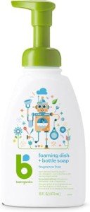 Babyganics Foaming Dish Soap, Fragrance Free, 16 oz