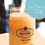 Nika's Home Non-Toxic Vanilla Bean Soy Candle