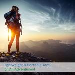 Lightweight 2-Person Camping Tent with Rain Fly