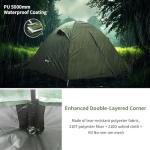 Ultralight Waterproof Tent for 2-4 Campers