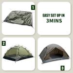 Ultralight Waterproof Tent for 2-4 Campers