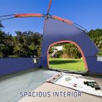 4-Person Waterproof Camping Tent with Rainfly