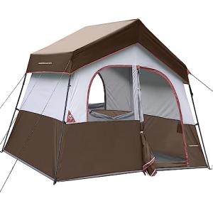HIKERGARDEN 6-Person Portable Camping Tent