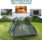 Lightweight 2-3 Person Camping Tent with Rainfly