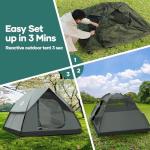 Lightweight 2-3 Person Camping Tent with Rainfly