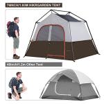 HIKERGARDEN 6-Person Portable Camping Tent