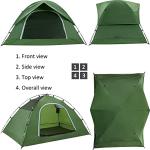 Versatile Waterproof Camping Tents for 2-6 People
