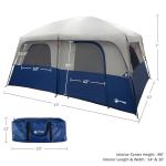 10-Person Family Camping Tent with Rainfly