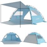 Portable UV Protection Beach Tent for 4-5 People