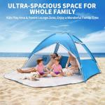 COVACURE Portable Beach Shelter for 3-4 People