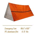 DZRZVD 2-Person Waterproof Emergency Survival Tent