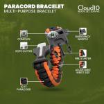 CloudTen Survival Tent for Two with Paracord Bracelets